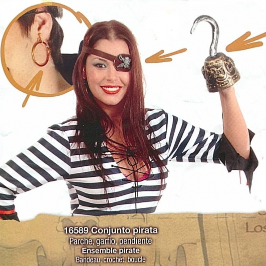 costume di carnevale KIT  PIRATA